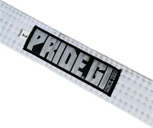 Brazilian Jiu Jitsu Belts: PRIDE Fightwear Belt - White