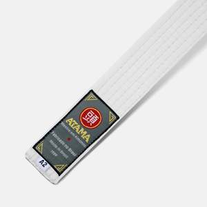 Brazilian Jiu Jitsu Belts: ATAMA Standard BJJ Belt - White