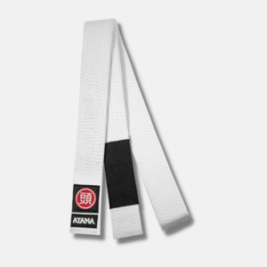 Brazilian Jiu Jitsu Belts: ATAMA Premium BJJ Belt -White