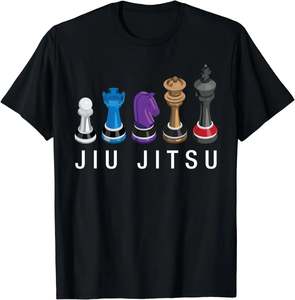 Funny BJJ Brazilian Jiu Jitsu Chess Belt tshirt