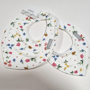 Spring Summer 20 21: Organic Dribble Bib - Spring Floral