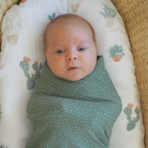 Spring Summer 20 21: Organic Jersey Swaddle