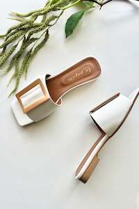 Le Pepite Noel Slide White