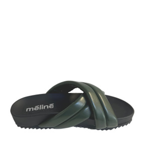 Slides: Meline Olive Padded Slide