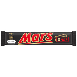 Mars Bar Twin Pack- Bulk 24 x 64gm