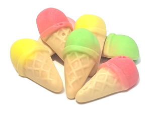 Jelly-filled Ice Cream Cones