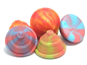Fondant: Jelly-filled Spin Tops