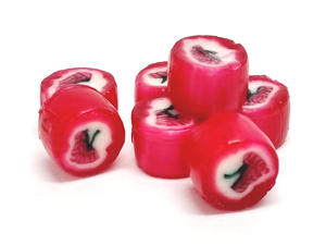 Boiled/Hard Candy: Strawberry Rock