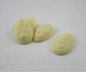 White Choc Coconut Halves