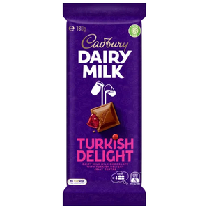 Products: Cadbury Turkish Delight Chocolate Block 180g - Lollies Online