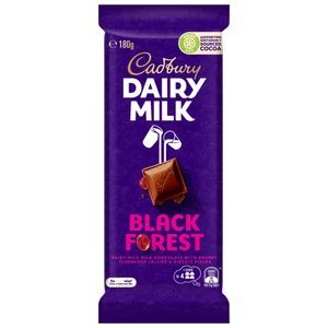 Cadbury Black Forest Chocolate Block 180g - Lollies Online