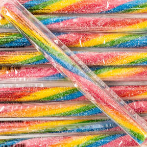 Lollipops: Sugared Tutti Frutti Candy Stick
