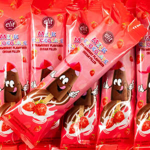 Elit Strawberry Cream Milk Chocolate Stick