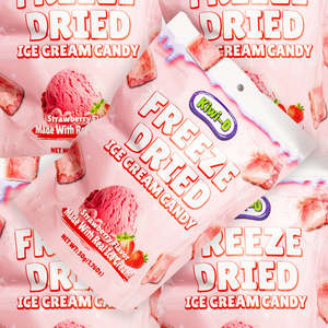 Freeze Dried Ice Cream Strawberry