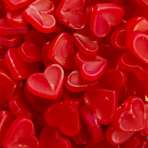 Weddings Anniversaries: Glo Hearts (Mayceys)