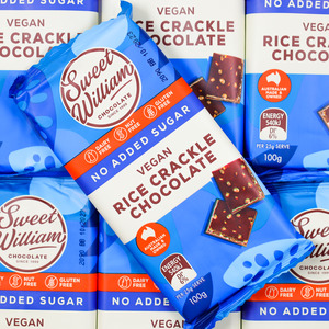 White Chocolate: Sweet William Chocolate Bar (No added Sugar & Dairy Free)