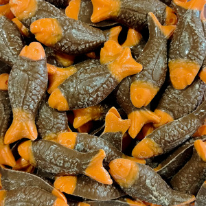 Orange Choc Fish (Mayceys)