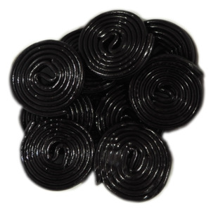 Black: Licorice Wheels 10's (Rotella (Holland))