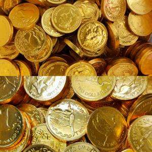 Gold: Gold Coins Choc
