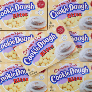 Cinnamon Bun Cookie Dough Bites Theatre Box