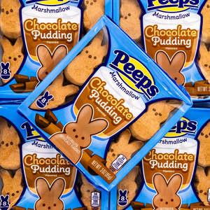 Peeps Marshmallow Bunnies Chocolate Pudding 8 Pack