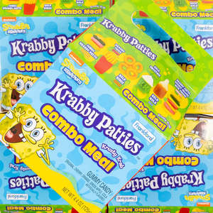Novelty Lollies: Krabby Patties Krusty Krab Combo Meal 125g