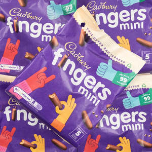 Chocolate: Cadbury Mini Fingers 96g