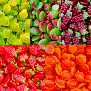 Promotional Lollies: Mayceys Sour Fruits Single Flavours (Personalised Lolly Bags)