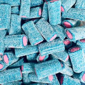 Sour And Sugared: Sour Blue Mini Jumbo Tubes