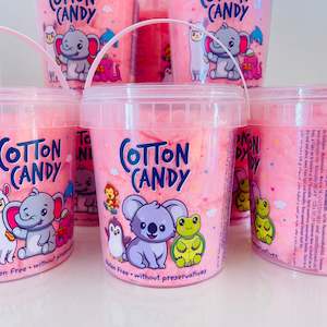 Extras: Strawberry Cotton Candy Bucket 50g
