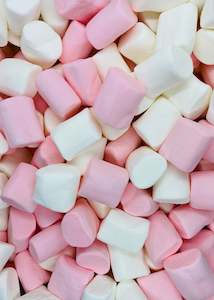 Foams Fondants: Pink & White Jumbo Marshmallows