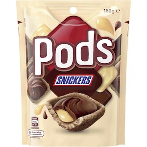 Seconds Lollies: DATED Pods Snickers
