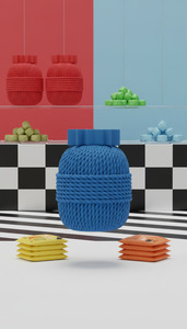 Asset Pack 75594563586 Example: Blue bolt ropes grab-and-go pouch