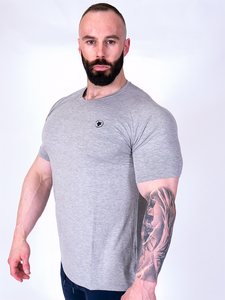Products: Mens Grey Bamboo Tee - LONEWOLF APPAREL