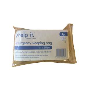 Help-It Silver Emergency Foil Sleeping Bag