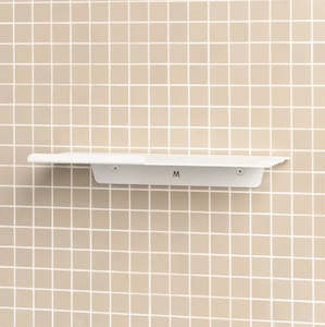 Living: Made Of Tomorrow | FOLD Shower Shelf 280 | White