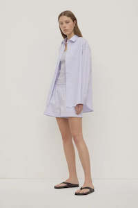 Clothing: Marigold Poplin Long Sleeve Shirt | Lilac