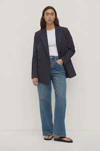 Ellen Double Breasted Blazer | True Navy