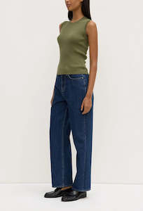 Clothing: Assembly Label | Amira Knit Tank | Tarragon