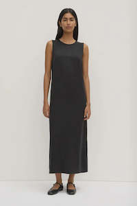 Nola Silk Maxi Dress | Black