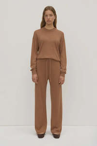 Clothing: Cotton Cashmere Lounge Pant | Fawn