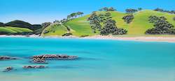 Original For Sale: Okupe Beach...around from Mimiwhangata