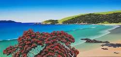 Sold Art Work: Headland Pohutukawa - Anchor Bay