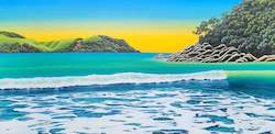 Sold Art Work: Rolling in at Teal Bay