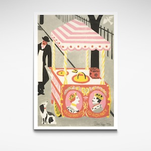 Te Papa Fine Art Prints: Ice Cream Cart, Print