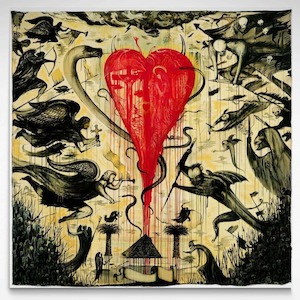 Bill Hammond: Untitled 1987, Print