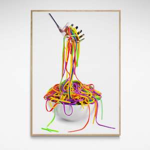 Henry Hargreaves: Spaghetti Print