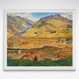 Rita Angus: Central Otago, Print