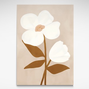 A1 Prints: Neutral Flower, Print