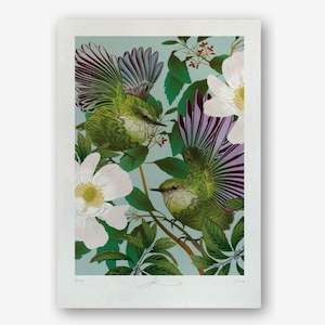 Tītipounamu & Karamū , Print